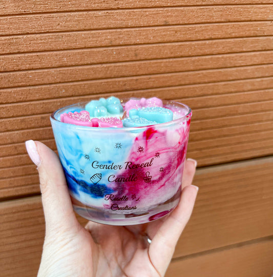 Gender Reveal Candle